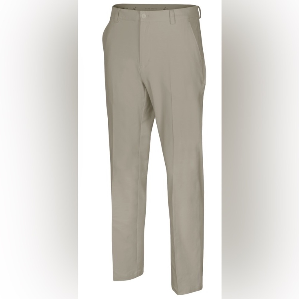 NWT Greg Norman Men’s Khaki Golf Office Microlux Stretch Pants 40/30